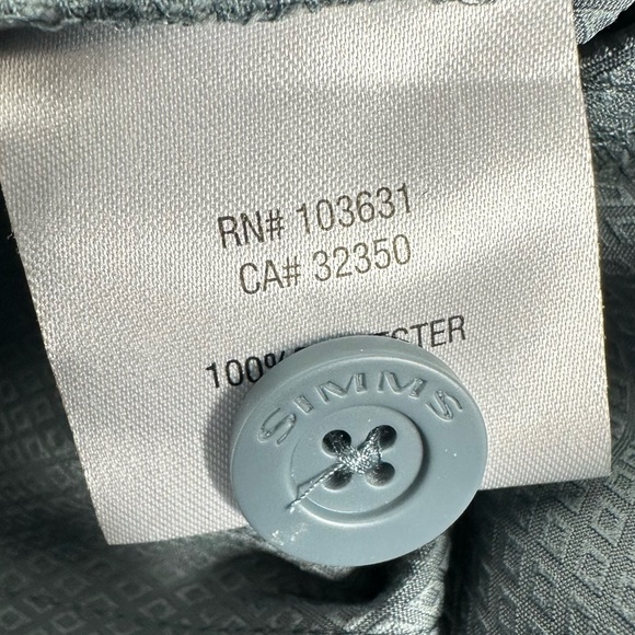 SIMMS Slate Blue Flat Front Lightweight Performance Fabric Men's Shorts Size 40 - Picture 6 of 7